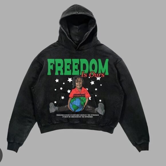 BASEMENT BOY ATL FREEDOM HOODIE L NWT IN PKG BLACK